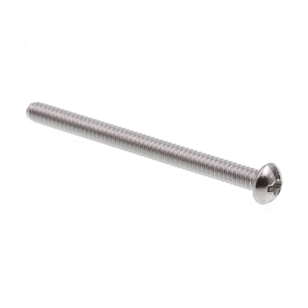 Prime-Line #6-32 x 1-3/4 in Slotted Round Machine Screw, Plain 316 Stainless Steel, 25 PK 9003322